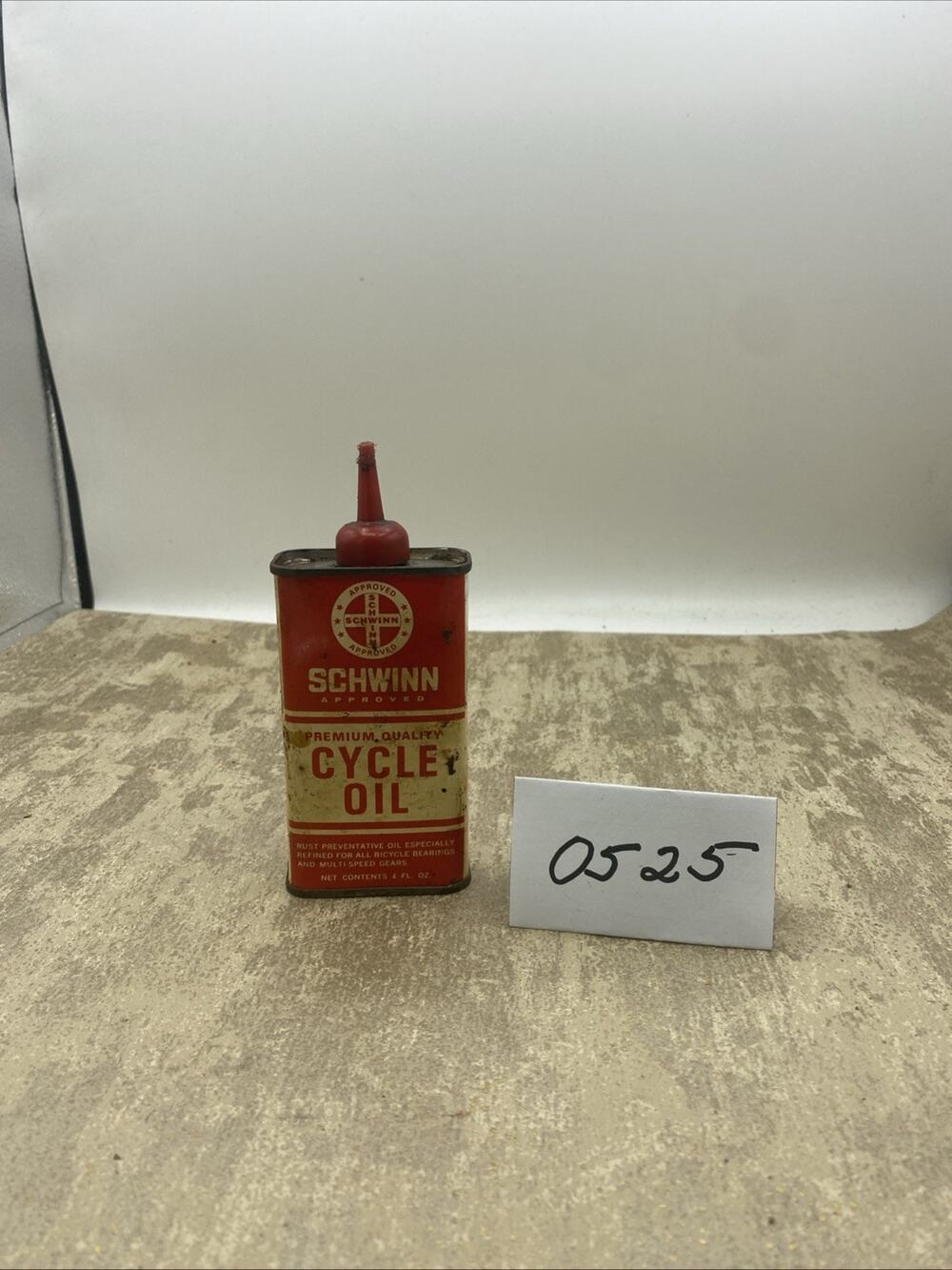 VINTAGE ADVERTISING SCHWINN CYCLE OILER, Used